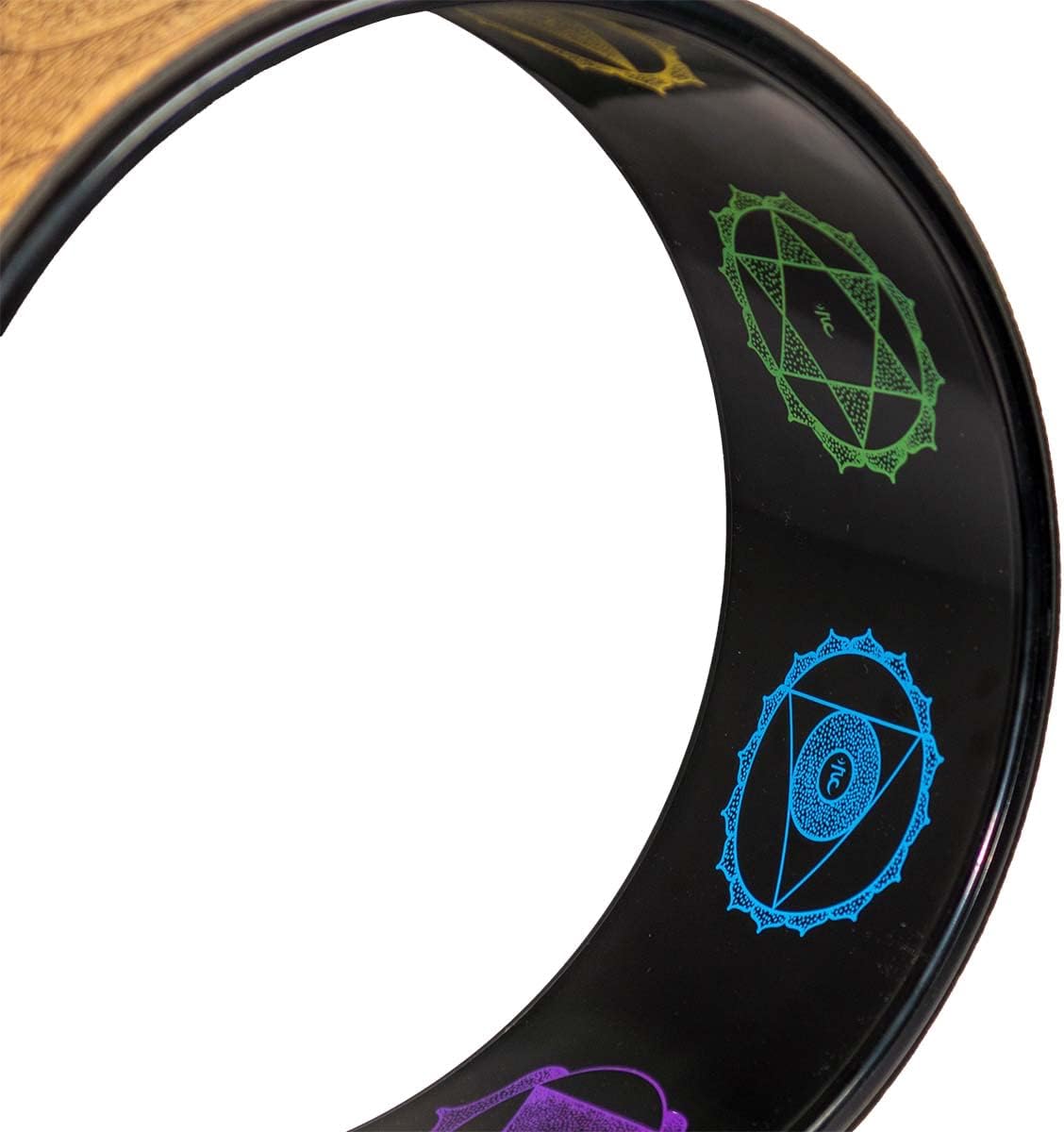 Enlighten Yoga Wheel - Great for Adding Active Strength and Flexibility to Your Exercise and Yoga Practice