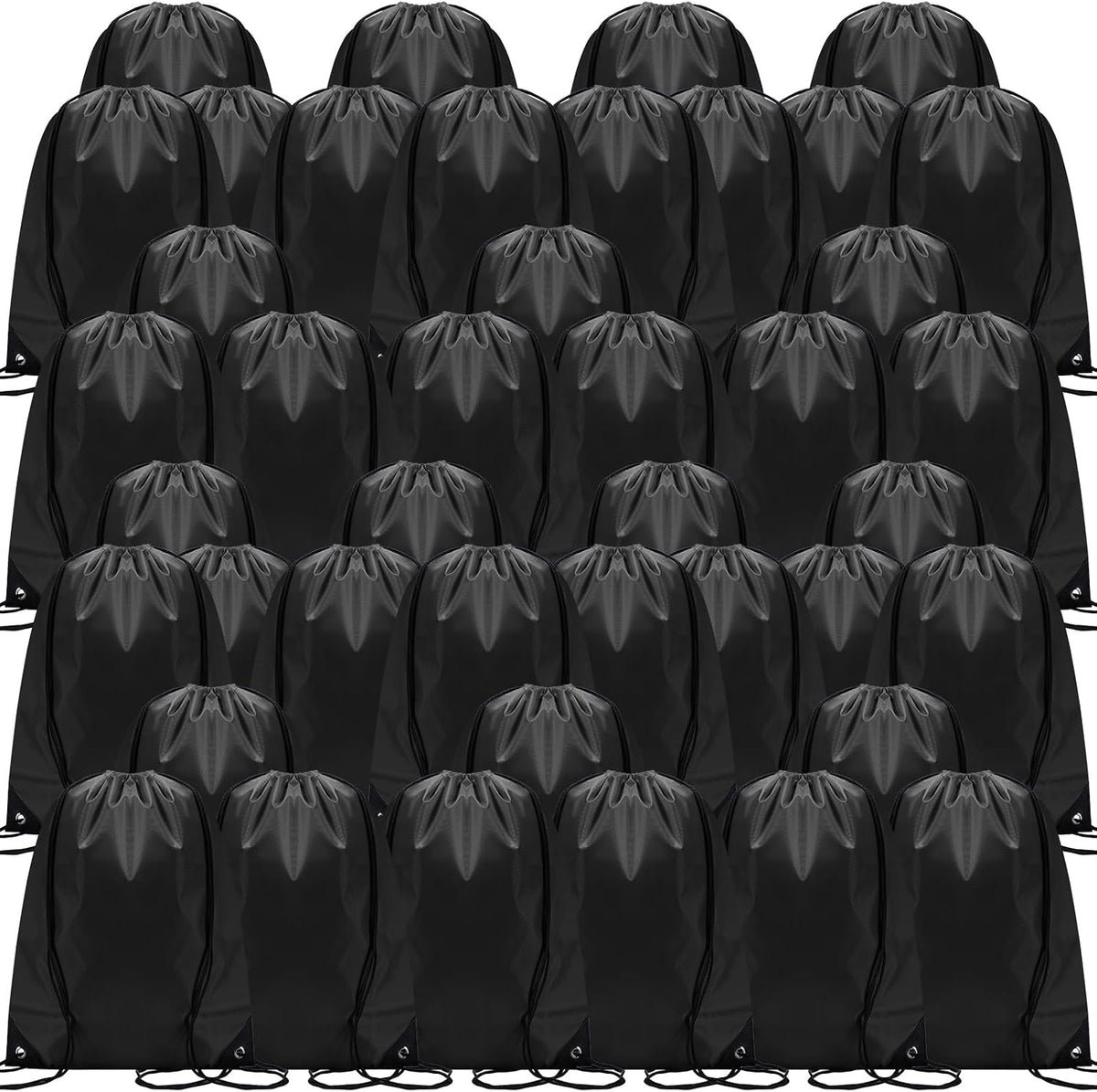 Drawstring Backpack Bulk for Sports Gym, 10 Colors, 100 Pcs