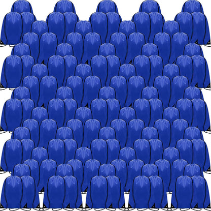 Drawstring Backpack Bulk for Sports Gym, 10 Colors, 100 Pcs