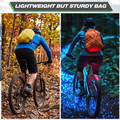 Drawstring Backpack Bulk for Sports Gym, 10 Colors, 100 Pcs