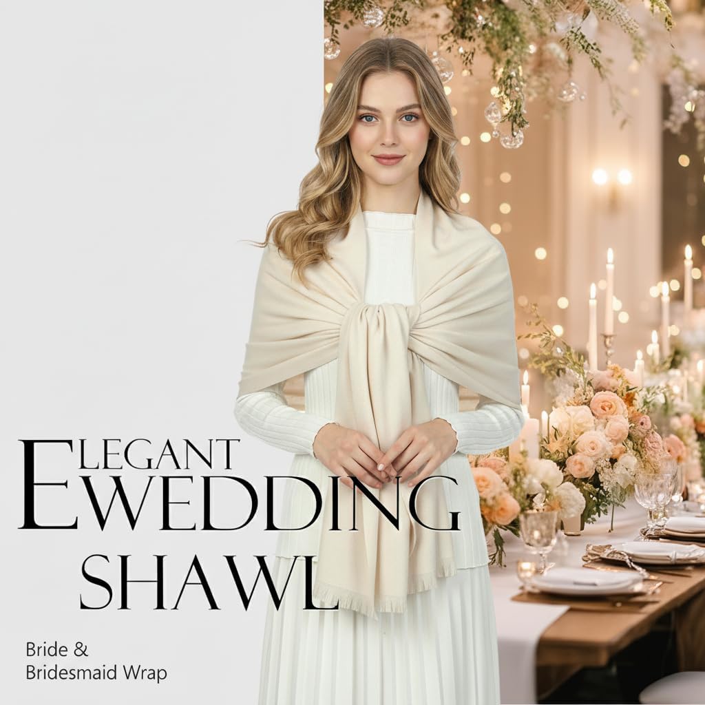 Shawl Wraps for Women Pashmina Shawls and Wraps for Evening Dresses Large Soft Scarf Winter Scarf Wedding Shawl…