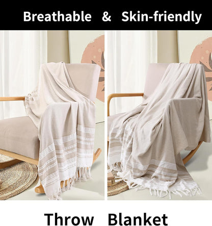 Extra Large Turkish Beach Towel Picnic Camping Mat Throw Blanket Oversized Quick Dry Lightweight Absorbent Hiking Essentials Pool Accessories Gym Gift Yoga Must Haves Travel Gadgets Stuff
