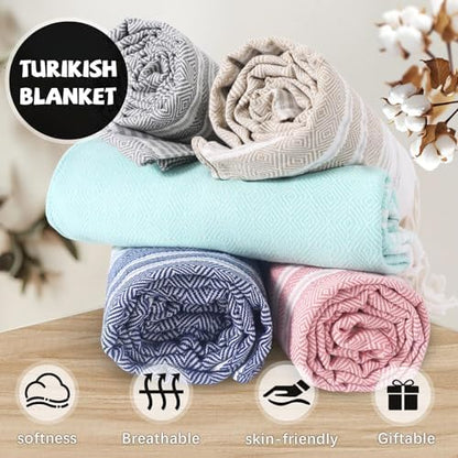 Extra Large Turkish Beach Towel Picnic Camping Mat Throw Blanket Oversized Quick Dry Lightweight Absorbent Hiking Essentials Pool Accessories Gym Gift Yoga Must Haves Travel Gadgets Stuff