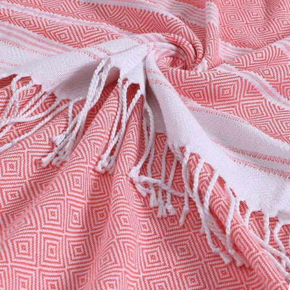 6 Packs Oversized Turkish Beach Towels Set Towel Bulk 74"x38" Extra Large Quick Dry Sand Free Light Swim Bath Camping Pool Towel Travel Blanket Essentials Cruise Accessories Adult Vacation