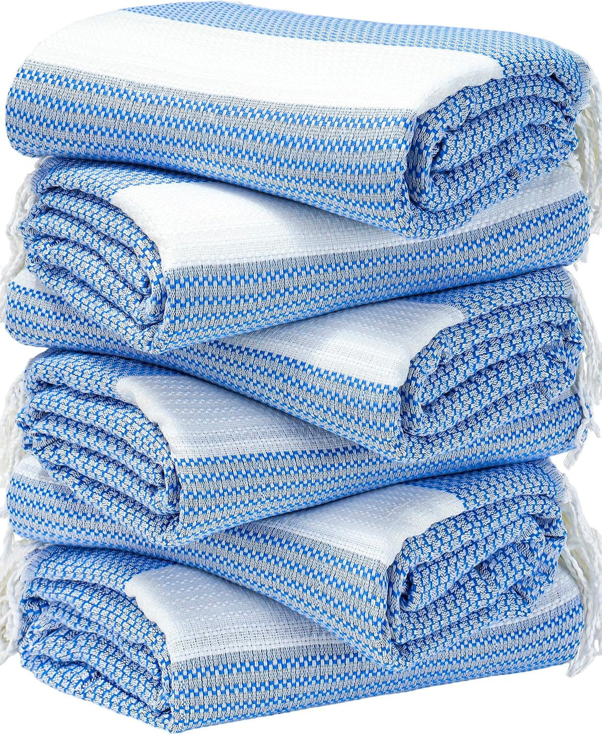 6 Packs Oversized Turkish Beach Towels Set Towel Bulk 74"x38" Extra Large Quick Dry Sand Free Light Swim Bath Camping Pool Towel Travel Blanket Essentials Cruise Accessories Adult Vacation
