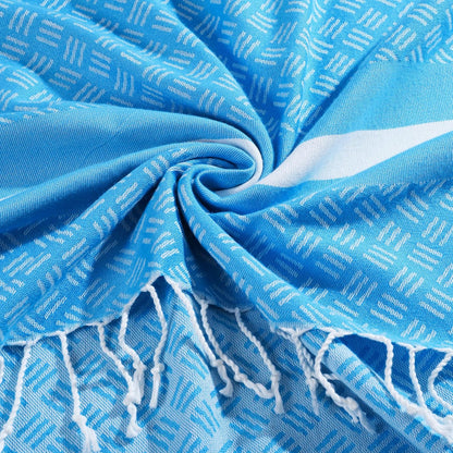 6 Packs Oversized Turkish Beach Towels Set Towel Bulk 74"x38" Extra Large Quick Dry Sand Free Light Swim Bath Camping Pool Towel Travel Blanket Essentials Cruise Accessories Adult Vacation