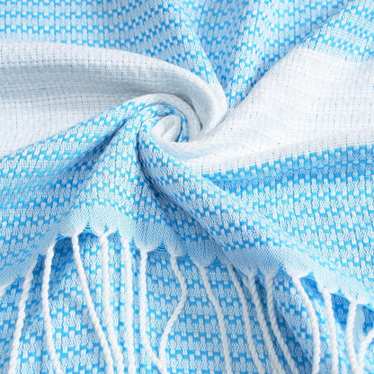 6 Packs Oversized Turkish Beach Towels Set Towel Bulk 74"x38" Extra Large Quick Dry Sand Free Light Swim Bath Camping Pool Towel Travel Blanket Essentials Cruise Accessories Adult Vacation
