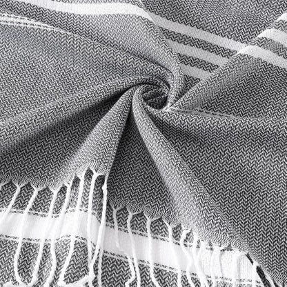 6 Packs Oversized Turkish Beach Towels Set Towel Bulk 74"x38" Extra Large Quick Dry Sand Free Light Swim Bath Camping Pool Towel Travel Blanket Essentials Cruise Accessories Adult Vacation