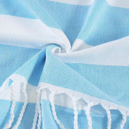 6 Packs Oversized Turkish Beach Towels Set Towel Bulk 74"x38" Extra Large Quick Dry Sand Free Light Swim Bath Camping Pool Towel Travel Blanket Essentials Cruise Accessories Adult Vacation