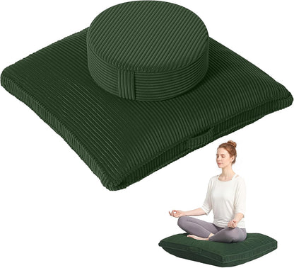 Meditation Cushion, 32x32inch Meditation Floor Pillow for Adults