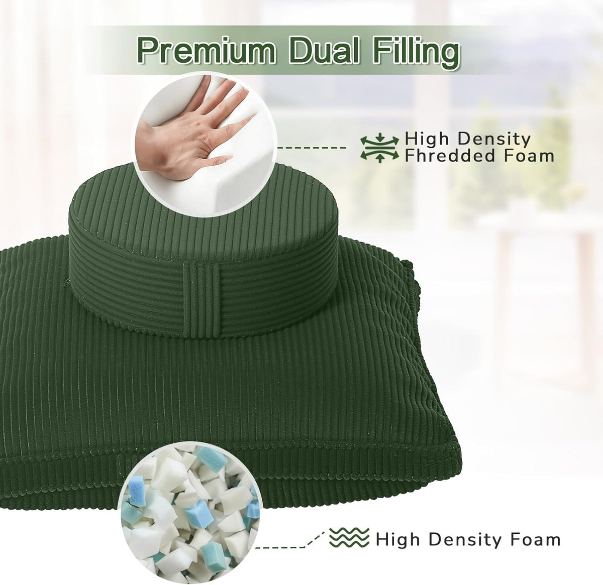 Meditation Cushion, 32x32inch Meditation Floor Pillow for Adults