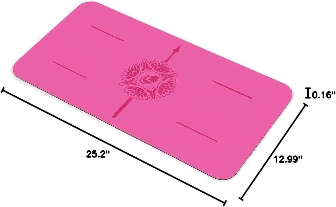 Yoga Pad - Revolutionary Alignment System, Advanced Non-Slip Grip