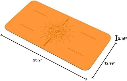 Yoga Pad - Revolutionary Alignment System, Advanced Non-Slip Grip