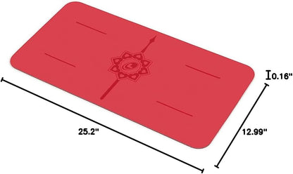 Yoga Pad - Revolutionary Alignment System, Advanced Non-Slip Grip