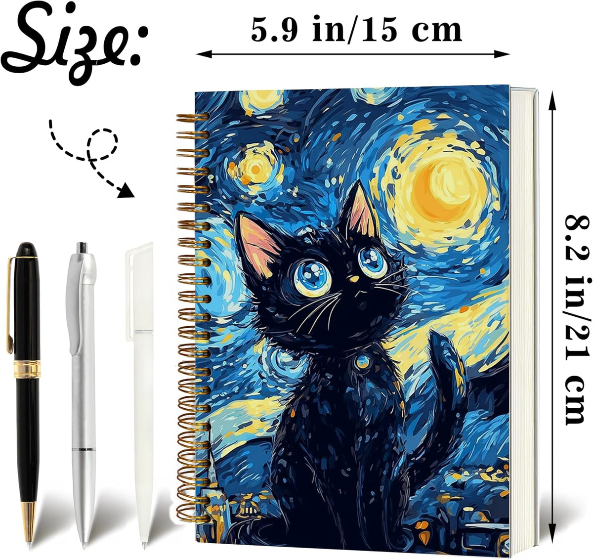 Journaling Notebooks for Women, Lotus Notebook -Meditation Yoga Spiritual Inspirational Planner Notebook Journal Gifts, A5 Spiral Journal Notebook Office Supplies Gifts for Women Birthday Christmas (Golden)