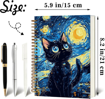 Journaling Notebooks for Women, Lotus Notebook -Meditation Yoga Spiritual Inspirational Planner Notebook Journal Gifts, A5 Spiral Journal Notebook Office Supplies Gifts for Women Birthday Christmas (Golden)