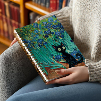 Journaling Notebooks for Women, Lotus Notebook -Meditation Yoga Spiritual Inspirational Planner Notebook Journal Gifts, A5 Spiral Journal Notebook Office Supplies Gifts for Women Birthday Christmas (Golden)