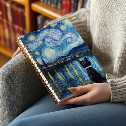 Journaling Notebooks for Women, Lotus Notebook -Meditation Yoga Spiritual Inspirational Planner Notebook Journal Gifts, A5 Spiral Journal Notebook Office Supplies Gifts for Women Birthday Christmas (Golden)