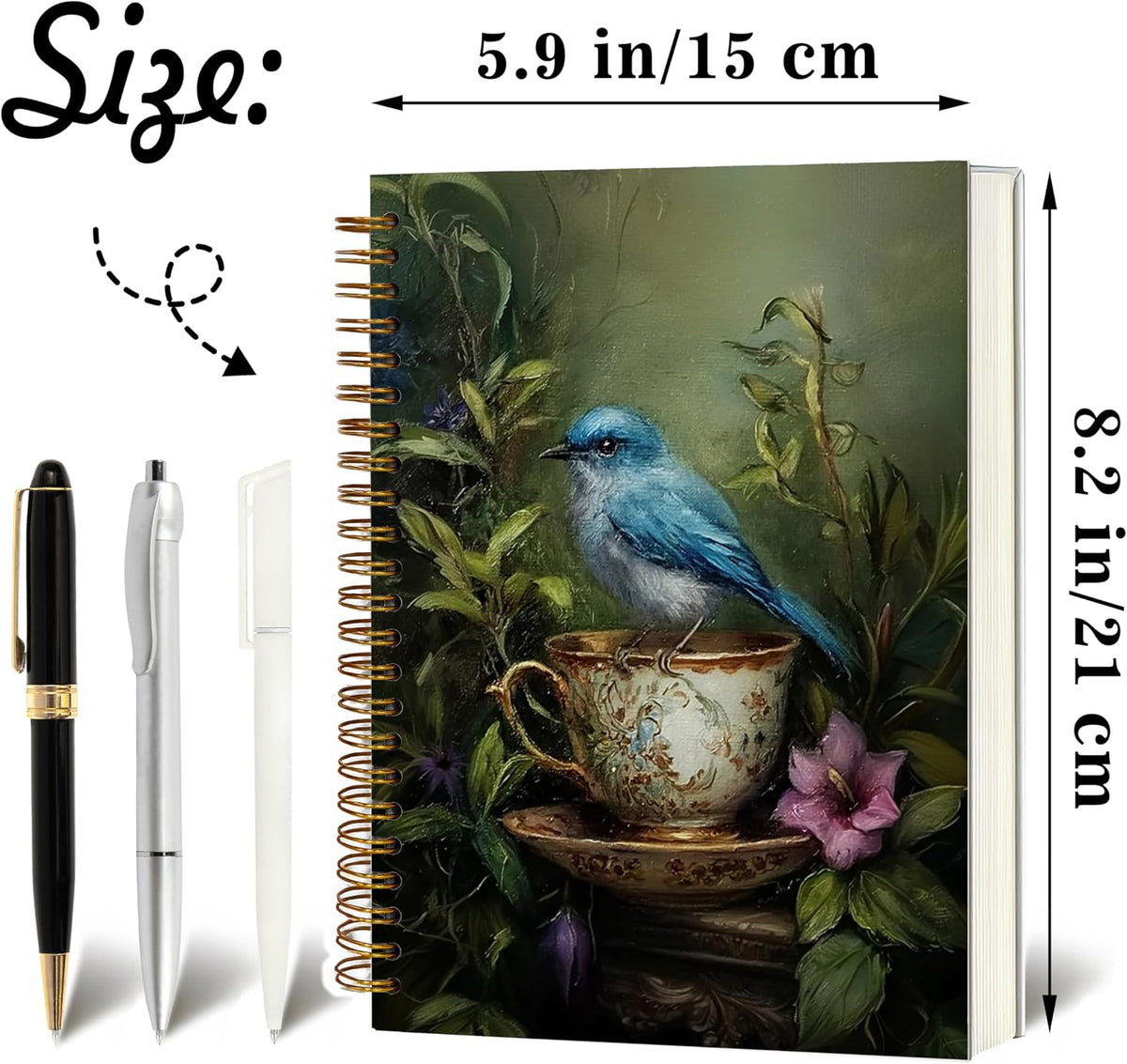 Journaling Notebooks for Women, Lotus Notebook -Meditation Yoga Spiritual Inspirational Planner Notebook Journal Gifts, A5 Spiral Journal Notebook Office Supplies Gifts for Women Birthday Christmas (Golden)