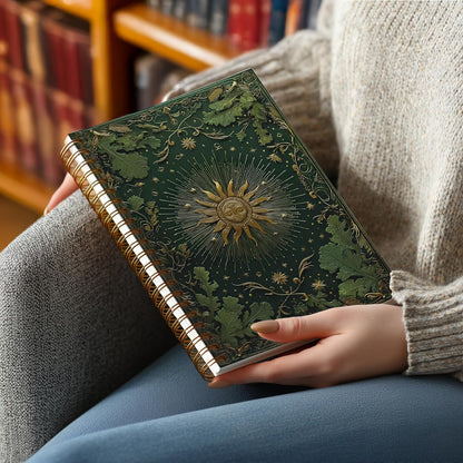 Journaling Notebooks for Women, Lotus Notebook -Meditation Yoga Spiritual Inspirational Planner Notebook Journal Gifts, A5 Spiral Journal Notebook Office Supplies Gifts for Women Birthday Christmas (Golden)