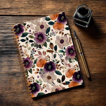 Journaling Notebooks for Women, Lotus Notebook -Meditation Yoga Spiritual Inspirational Planner Notebook Journal Gifts, A5 Spiral Journal Notebook Office Supplies Gifts for Women Birthday Christmas (Golden)