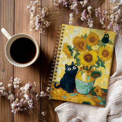 Journaling Notebooks for Women, Lotus Notebook -Meditation Yoga Spiritual Inspirational Planner Notebook Journal Gifts, A5 Spiral Journal Notebook Office Supplies Gifts for Women Birthday Christmas (Golden)