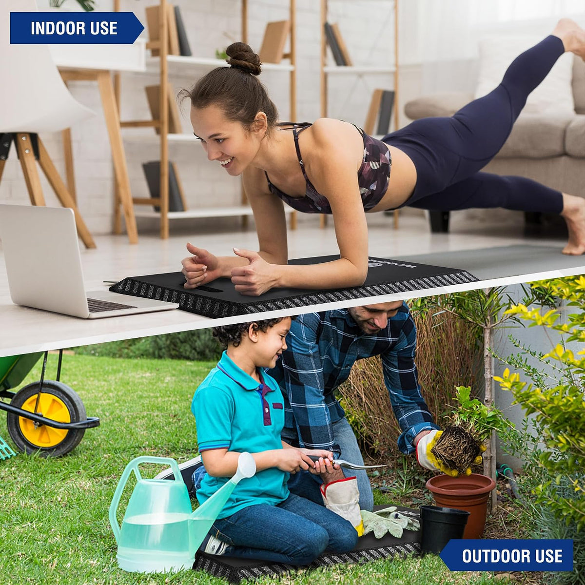 Extra Thick Kneeling Pad, Soft NBR Foam Knee Cushioning for Knees