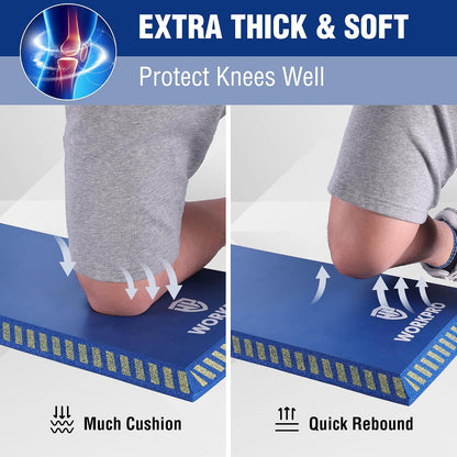 Extra Thick Kneeling Pad, Soft NBR Foam Knee Cushioning for Knees