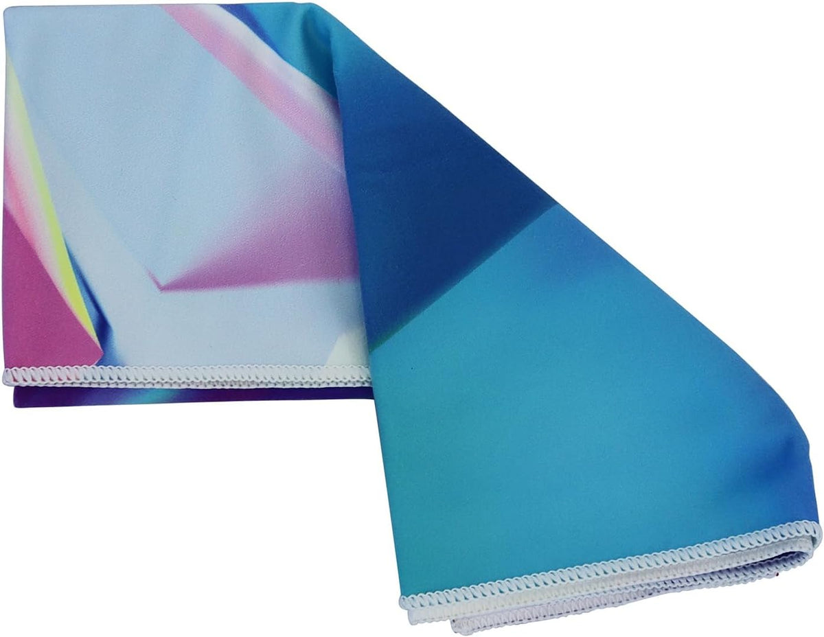 THE Hand Towel | Premium Non Slip Hand Towel | Designed in Bali | Colorful Eco Printed + Quick Dry + Soft | Hot Yoga, Bikram, Ashtanga, Sport, Barre, Travel (Mandala Turquoise)