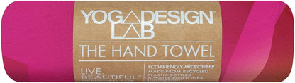THE Hand Towel | Premium Non Slip Hand Towel | Designed in Bali | Colorful Eco Printed + Quick Dry + Soft | Hot Yoga, Bikram, Ashtanga, Sport, Barre, Travel (Mandala Turquoise)