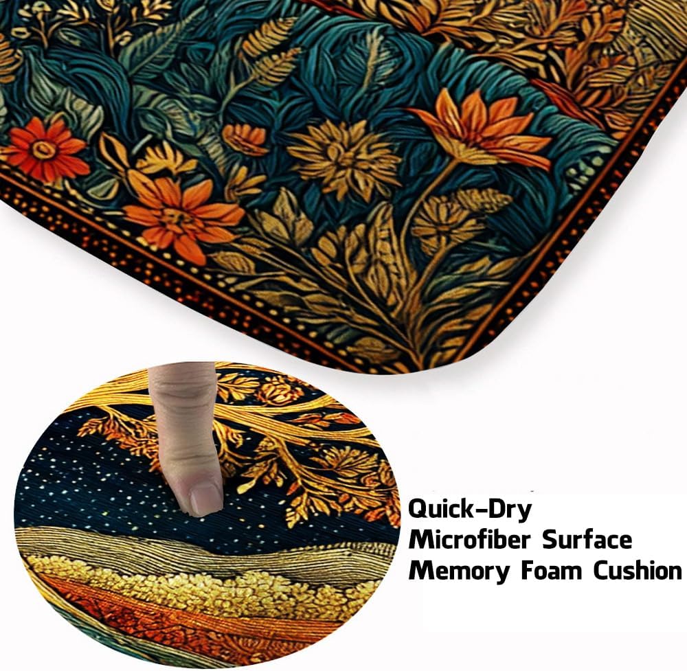 Tree of Life Area Rug – Bohemian Mandala Carpet for Living Room, Bedroom, Meditation Space, Yoga, Spiritual Home Décor – Large Soft Floor Mat for Indoor Decoration (TOL08)