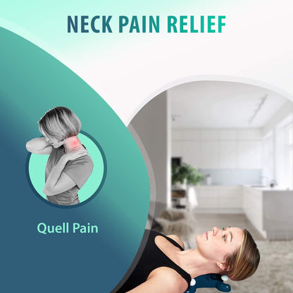Trigger Point Pillow - Head and Neck Pain Relief Traction Device- Acupressure Support Relaxer for Tension Headache Relief, Improved Decompression and Muscle Relaxation