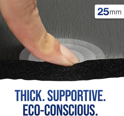 Yoga Knee Pads Cushion - Extra Thick 1 Inch (25mm) Workout Mat Cushion