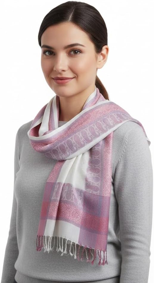 Handloom Wool Meditation Shawl, Oversized Wrap Throw, Gift for Men and Women