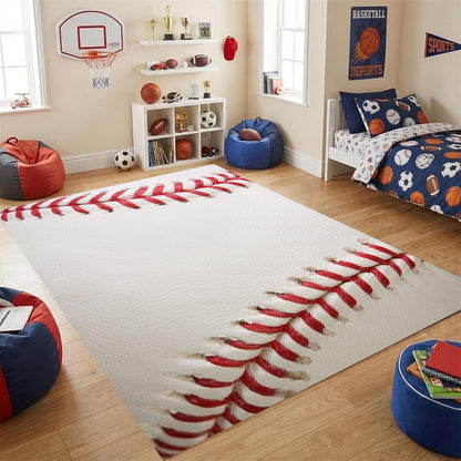Sports Field Area Rug,5x7ft, Soccer Field Chalked Blackboard Football Stadium Board Painted Non-Slip Soft Carpet Floor Mat Indoor Living Room Bedroom Rugs Yoga Mat Home Decor
