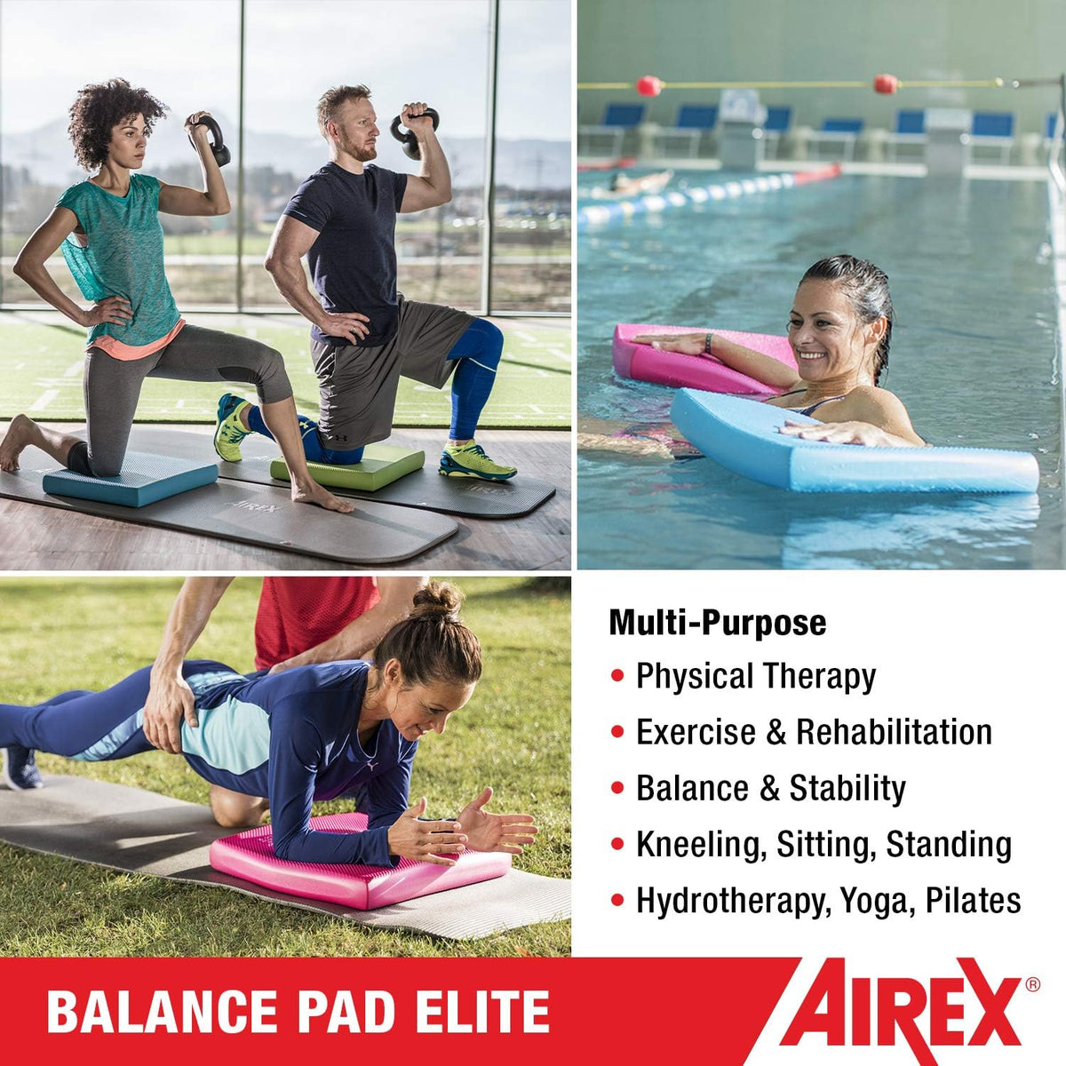 Balance Pad – Stability Trainer for Balance, Stretching, Physical Therapy, Exercise, Mobility, Rehabilitation and Core Training Non-Slip Closed Cell Foam Premium Balance Pad