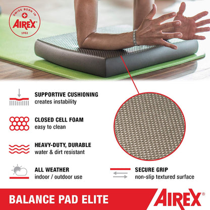 Balance Pad – Stability Trainer for Balance, Stretching, Physical Therapy, Exercise, Mobility, Rehabilitation and Core Training Non-Slip Closed Cell Foam Premium Balance Pad