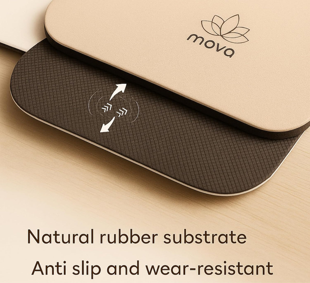 Clean Yoga Mat - Extra Long Non-Slip PU & Natural Rubber, 4.5mm Thick, Eco-Friendly Yoga Mat for Hot Yoga, Pilates & Home Workout