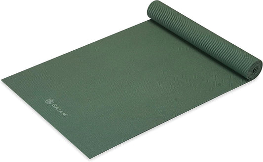 Yoga Mat - Premium 5mm Solid Thick Non Slip Exercise & Fitness Mat for All Types of Yoga, Pilates & Floor Workouts (68" x 24" x 5mm)