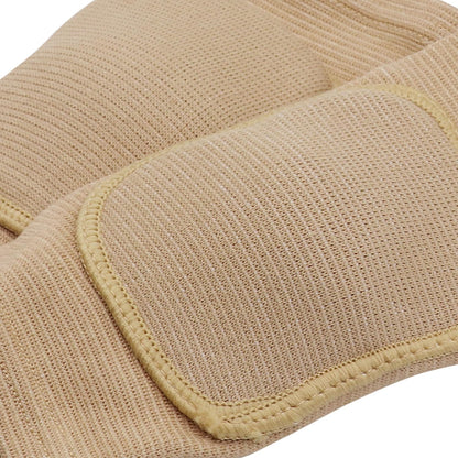 Men Women Protective Knee Pads, Anti-Slip Padded Sponge Knee Brace Knee Support for Football Volleyball Dance Skating Basketball Sports (Medium,Nude)