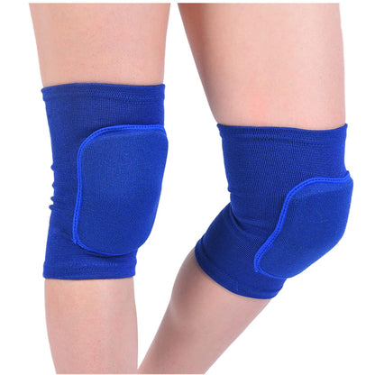 Men Women Protective Knee Pads, Anti-Slip Padded Sponge Knee Brace Knee Support for Football Volleyball Dance Skating Basketball Sports (Medium,Nude)