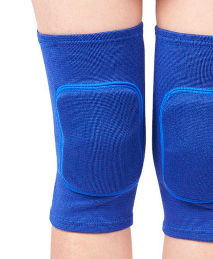 Men Women Protective Knee Pads, Anti-Slip Padded Sponge Knee Brace Knee Support for Football Volleyball Dance Skating Basketball Sports (Medium,Nude)