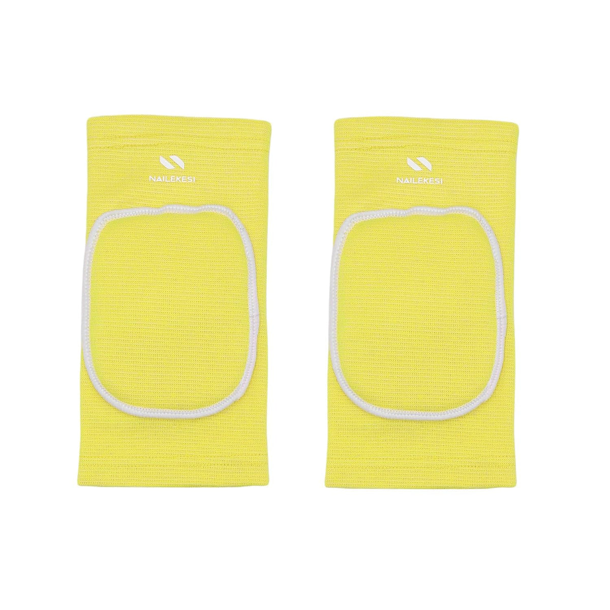 Men Women Protective Knee Pads, Anti-Slip Padded Sponge Knee Brace Knee Support for Football Volleyball Dance Skating Basketball Sports (Medium,Nude)