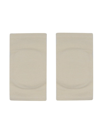 Men Women Protective Knee Pads, Anti-Slip Padded Sponge Knee Brace Knee Support for Football Volleyball Dance Skating Basketball Sports (Medium,Nude)