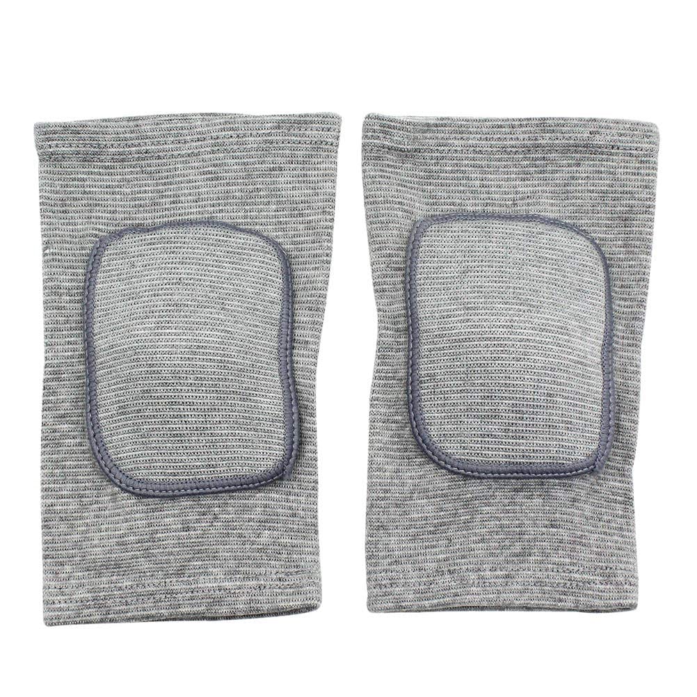 Men Women Protective Knee Pads, Anti-Slip Padded Sponge Knee Brace Knee Support for Football Volleyball Dance Skating Basketball Sports (Medium,Nude)
