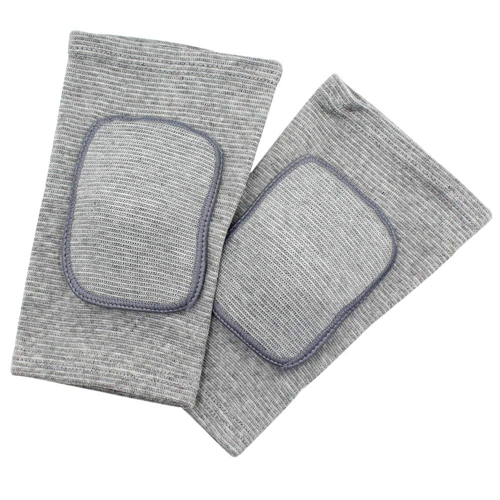 Men Women Protective Knee Pads, Anti-Slip Padded Sponge Knee Brace Knee Support for Football Volleyball Dance Skating Basketball Sports (Medium,Nude)