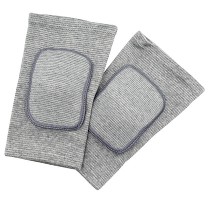 Men Women Protective Knee Pads, Anti-Slip Padded Sponge Knee Brace Knee Support for Football Volleyball Dance Skating Basketball Sports (Medium,Nude)