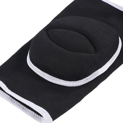 Men Women Protective Knee Pads, Anti-Slip Padded Sponge Knee Brace Knee Support for Football Volleyball Dance Skating Basketball Sports (Medium,Nude)