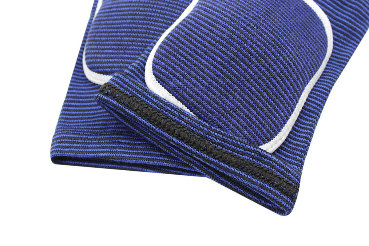 Men Women Protective Knee Pads, Anti-Slip Padded Sponge Knee Brace Knee Support for Football Volleyball Dance Skating Basketball Sports (Medium,Nude)