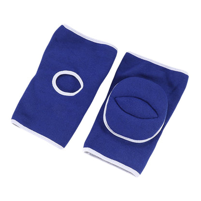 Men Women Protective Knee Pads, Anti-Slip Padded Sponge Knee Brace Knee Support for Football Volleyball Dance Skating Basketball Sports (Medium,Nude)